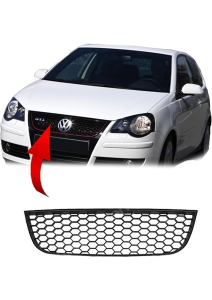 Vw Polo Gtı Ön Tampon Orta Izgara 2005-2010 6Q0853677A