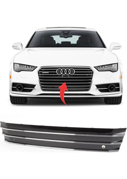 Audi A7 Ön Tampon Plakalık 2015-2018 4G8807287L