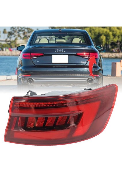 Audi A4 B9 Ledli Sağ Dış Stop Lambası Koyu 2016-2021 8W5945092G