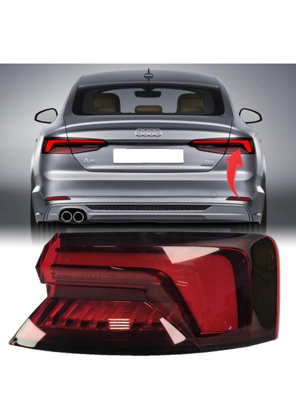 Audi A5 Dış Stop Lambası Sağ 2018-2022 8W6945092J