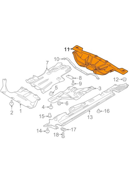 Porsche Cayenne Arka Izolasyon 2015-2018 95850471101 fiyatları