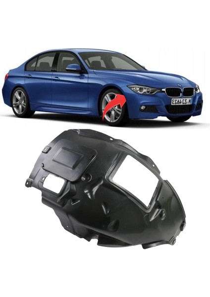 Bmw 3 Serisi F30 Sağ Ön Çamurluk Davlumbazı 2012-2019 51717260726