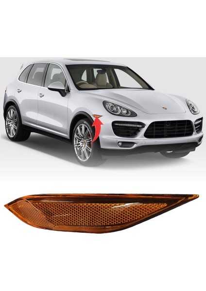 Cayenne Sağ Ön Çamurluk Sinyali Sarı 2011-2015 95863107200