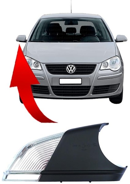 Vw Polo Ayna Sinyali Sağ 2fişli 2005-2009 1Z0949102