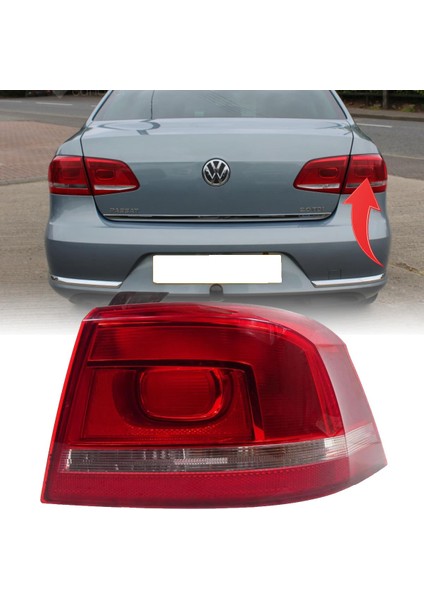Vw Passat B7 Sağ Arka Stop Ledsiz 2011-2015 3AE945096F