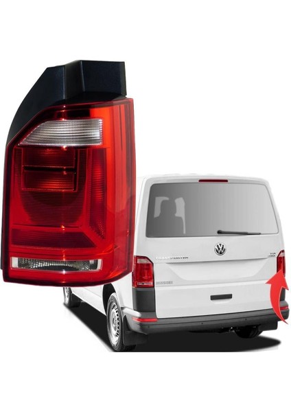 Vw Transporter T7 Sağ Stop Lambası 2015-7E0945096AD