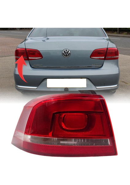 Vw Passat B7 Sol Arka Stop Ledsiz 2011-2015 3AE945095F