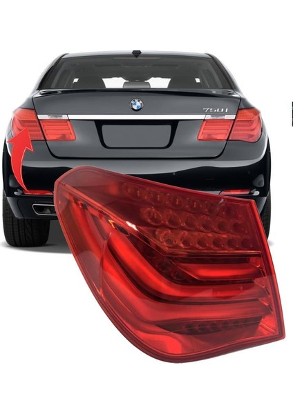 Bmw 7 Serisi F01 Sol Dış Stop Lambası 2008-2012 63217182197
