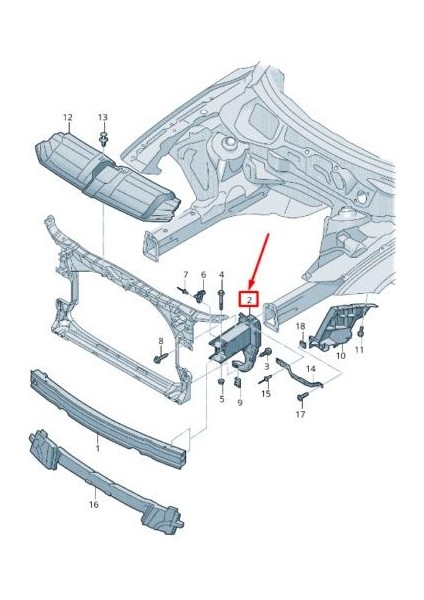 Audi A6 Ön Tampon Demir Braketi Ön Sağ 2011-2018 4G0807134F fiyatları