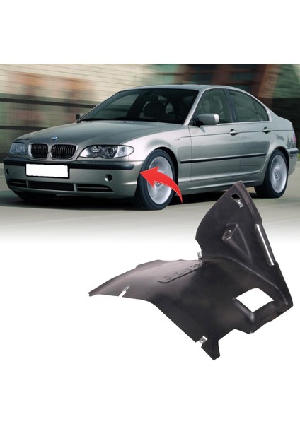 Bmw E46 Sedan Ön Çamurluk Davlumbazı Uç Sol 1997-2006 51718193811