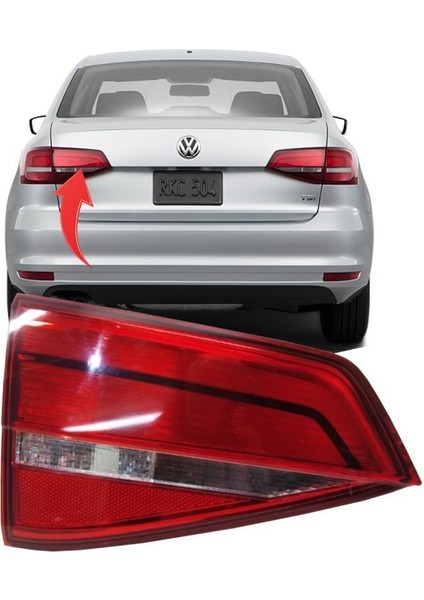 Vw Jetta Sol Iç Stop Lambası 2015-2018 5C6945093D