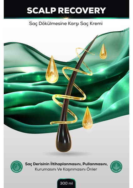 Scalp Recovery Saç Dökülmesine Karşı Saç Kremi, Argan ve Çay Ağacı Yağ, Sülfatsız Parabensiz, 300ML fiyatları