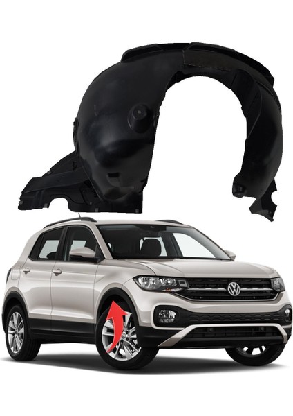 Vw T-Cross Sağ Ön Çamurluk Davlumbazı 2019-2023 2GM805912A