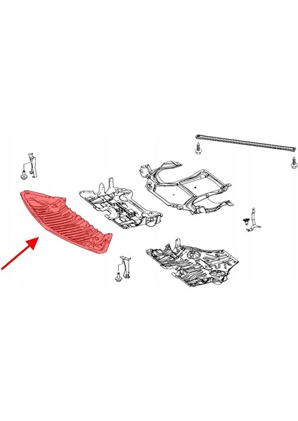 C207 E Coupe Ön Tampon Alt Bakaliti Benzinli 09-16 A2075240930