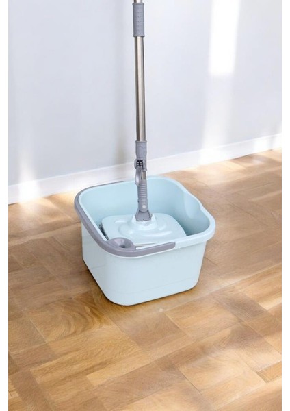 Extra Paspas Hediyeli Kirli ve Temiz Suyu Otomatik Ayıran Mikrofiber Seti Ultra Hijyen Mop Temizlik