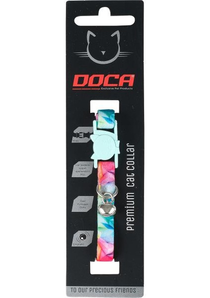 Premium Rainbow Desenli Kedi Boyun Tasması