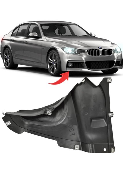 Bmw 3 Serisi F30 Sağ Ön Kürek Bakaliti M Paket 51718055020