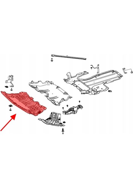 E-Class W213 Ön Tampon Alt Kürek Bakaliti Dizel 16-20 A2135200200