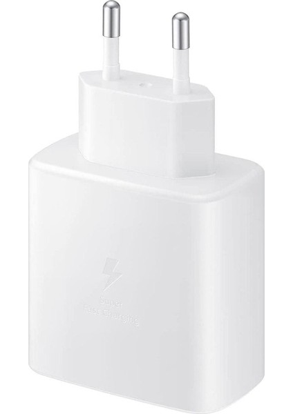 USB Type C Samsung Galaxy F41 TA845 45W Type-C Uyumlu Beyaz Şarj Cihazı Seti Beyaz 1 Yıl Ithalatçı fırsatları