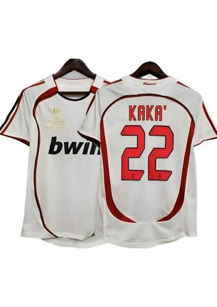Milan Kaka Leite 2007 Şampiyonlar Ligi Final Forması Beyaz Zyn
