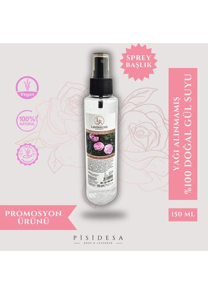 Yağı Alınmamış Doğal Gül Suyu (Yerel Gül Mayası)