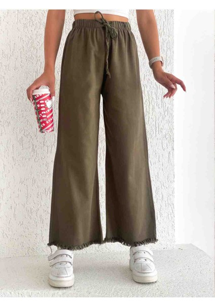 Paçası Püsküllü Pantolon