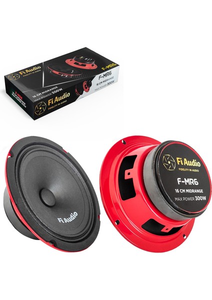 F-Mr6 Oto Midrange 16CM 300 Watt 2 Adet