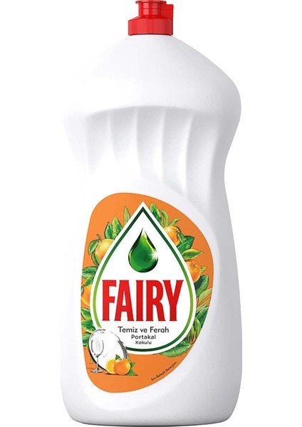 Temiz & Ferah Sıvı Bulaşık Deterjanı 1500 ml Portakal Kokulu