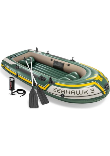 Intex Seahawk 3 Bot Set (Kürek ve Pompa) 295X137X43 cm