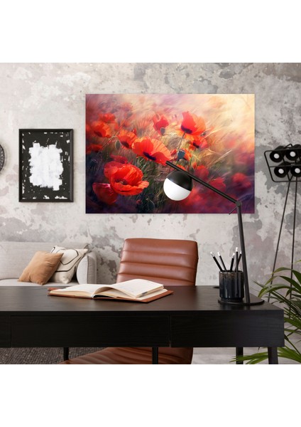 Haşhaş Tarlası Claude Monet Duvar Süslemesi - Claude Monet, Kanvas Tablo, Duvar Dekorasyonu, Ev Dekorasyonu, 50X30 fiyatları