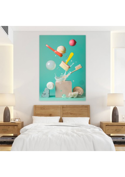 Dadaizm Eğlenceli Duvar Süslemesi - Dadaizm, Kanvas Tablo, Duvar Sanatı, Ev Dekorasyonu, 30X50