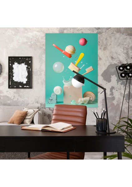 Dadaizm Eğlenceli Duvar Süslemesi - Dadaizm, Kanvas Tablo, Duvar Sanatı, Ev Dekorasyonu, 30X50