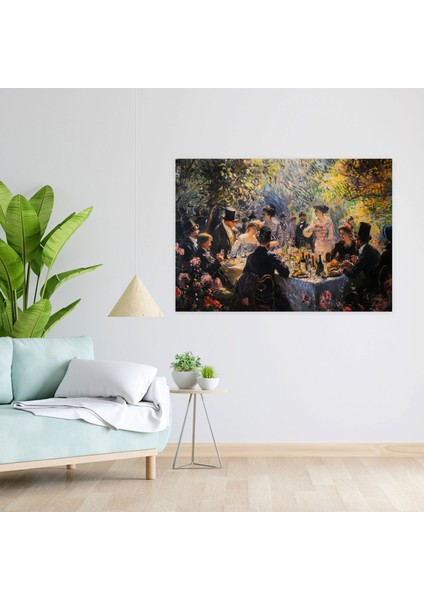 Bahçe Partisi Claude Monet Duvar Tablosu - Claude Monet, Ev Dekorasyonu, Kanvas Tablo, Kanvas Tablo, 50X30 modelleri