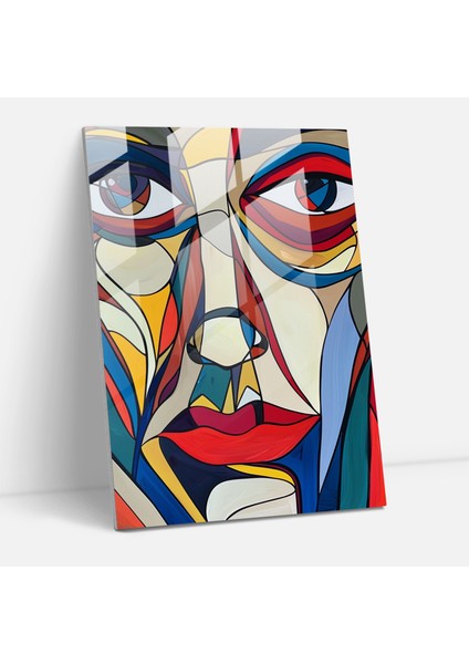 Kübizm Cam Duvar Sanatı Modern Sanat - Kübizm, Kübizm, Modern Sanat, Cam Duvar Sanatı, 30X45