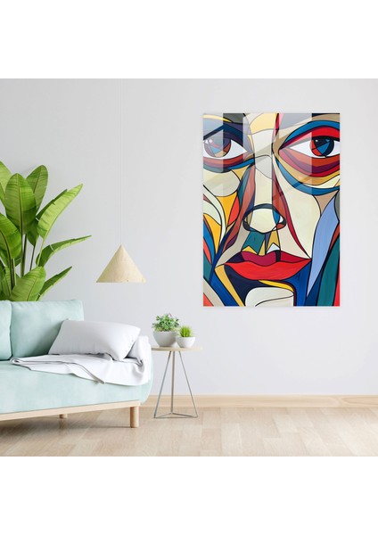 Kübizm Cam Duvar Sanatı Modern Sanat - Kübizm, Kübizm, Modern Sanat, Cam Duvar Sanatı, 30X45 modelleri