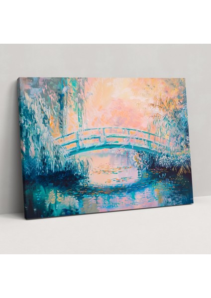 Claude Monet Kanvas Tablo - Söğüt Ağaçları Duvar Dekorasyonu - Claude Monet, Kanvas Tablo, Claude Monet, Kanvas Tablo, 50X30