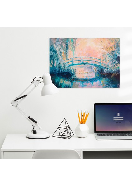 Claude Monet Kanvas Tablo - Söğüt Ağaçları Duvar Dekorasyonu - Claude Monet, Kanvas Tablo, Claude Monet, Kanvas Tablo, 50X30 modelleri