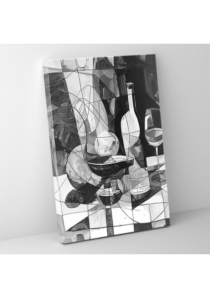 Kübizm Kanvas Tablo - Kübizm, Kanvas Tablo, Kübizm, 30X50