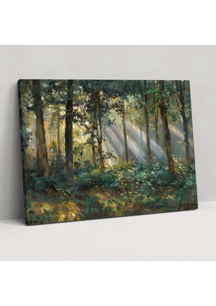 Ağaçların Arasından Güneş Işığı Claude Monet Kanvas Tablo - Claude Monet, Kanvas Tablo, Duvar Dekorasyonu, Duvar Sanatı, 50X30