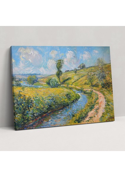 Claude Monet Fransız Kırsal Duvar Dekorasyonu - Claude Monet, Ev Dekorasyonu, Kanvas Tablo, Duvar Dekorasyonu, 50X30