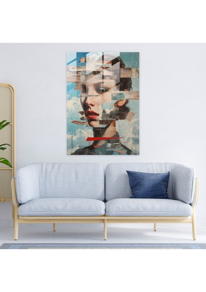 Dadaizm Modern Sanat - Bozulmuş Portreler ve Manzaralar - Dadaizm, Cam Duvar Sanatı, Cam Baskı, Portreler, 30X45 fiyatları