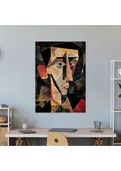 Picasso Kübizm Duvar Tablosu - Kübizm, Kübizm, Kanvas Tablo, Duvar Süslemesi, 30X50