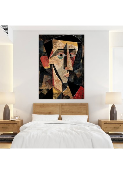 Picasso Kübizm Duvar Tablosu - Kübizm, Kübizm, Kanvas Tablo, Duvar Süslemesi, 30X50