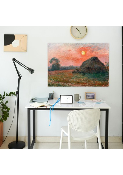 Saman Yığını Üzerinde Gündoğumu Claude Monet Kanvas Tablo - Claude Monet, Kanvas Tablo, Ev Dekorasyonu, Claude Monet, 50X30 fiyatları
