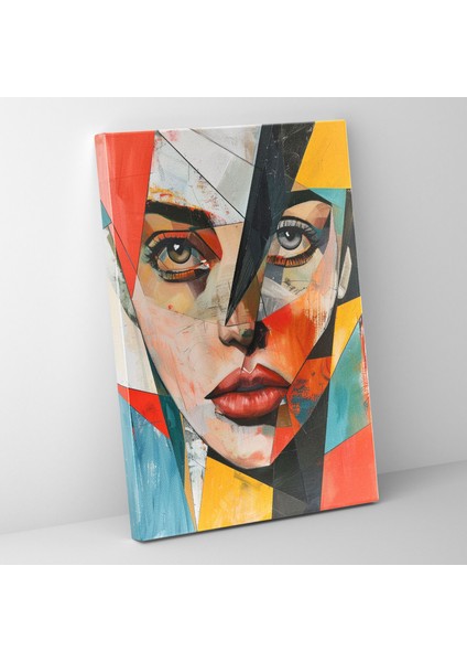 Kübizm Perspektifleri Duvar Sanatı - Kübizm, Kanvas Tablo, Kanvas Tablo, Duvar Dekorasyonu, 30X50