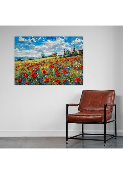 Gelincik Tarlası Kanvas Tablo - Claude Monet, Kanvas Tablo, Duvar Dekorasyonu, 50X30 modelleri