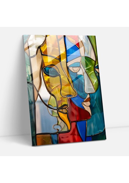 Kübizm Cam Duvar Sanatıyla Karşı Karşıya - Kübizm, Kübizm, Cam Duvar Sanatı, Modern Sanat, 30X45