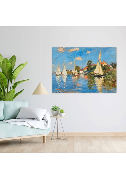 Argenteuil'de Yelkenliler Claude Monet Duvar Tablosu - Claude Monet, Kanvas Tablo, Duvar Dekorasyonu, Duvar Sanatı, 50X30 fiyatları
