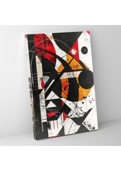 Kaos ve Düzen Dadaizm Kanvas Tablo - Dadaizm, Ev Dekorasyonu, Dadaizm Sanat Stili, Kanvas Tablo, 30X50