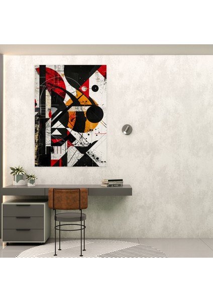 Kaos ve Düzen Dadaizm Kanvas Tablo - Dadaizm, Ev Dekorasyonu, Dadaizm Sanat Stili, Kanvas Tablo, 30X50 modelleri